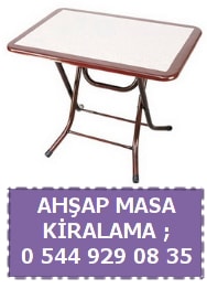 Kayseri ahşap masa kiralama