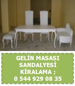 Kayseri gelin masası sandalyesi kiralama