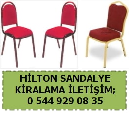 Kayseri hilton sandalye kiralama