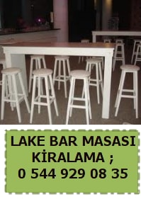 Kayseri lake bar masası sandalyesi kiralama