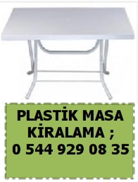 Kayseri plastik masa kiralama