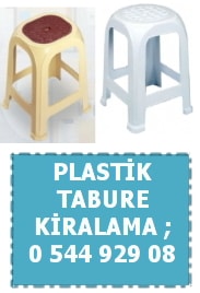 Kayseri plastik tabure kiralama