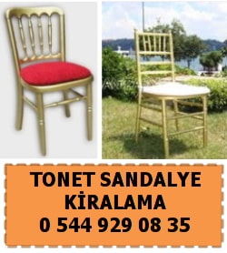 Kayseri tonet sandalye kiralama